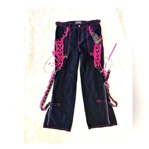 NWOT Tripp NYC 7/28 Bondage pants y2k goth punk rave